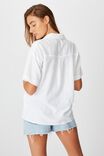 Oversize Resort Shirt, WHITE