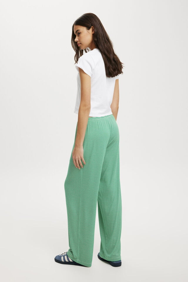 Blair Wide Leg Pant, BASIC STRIPE/IVY LEAF