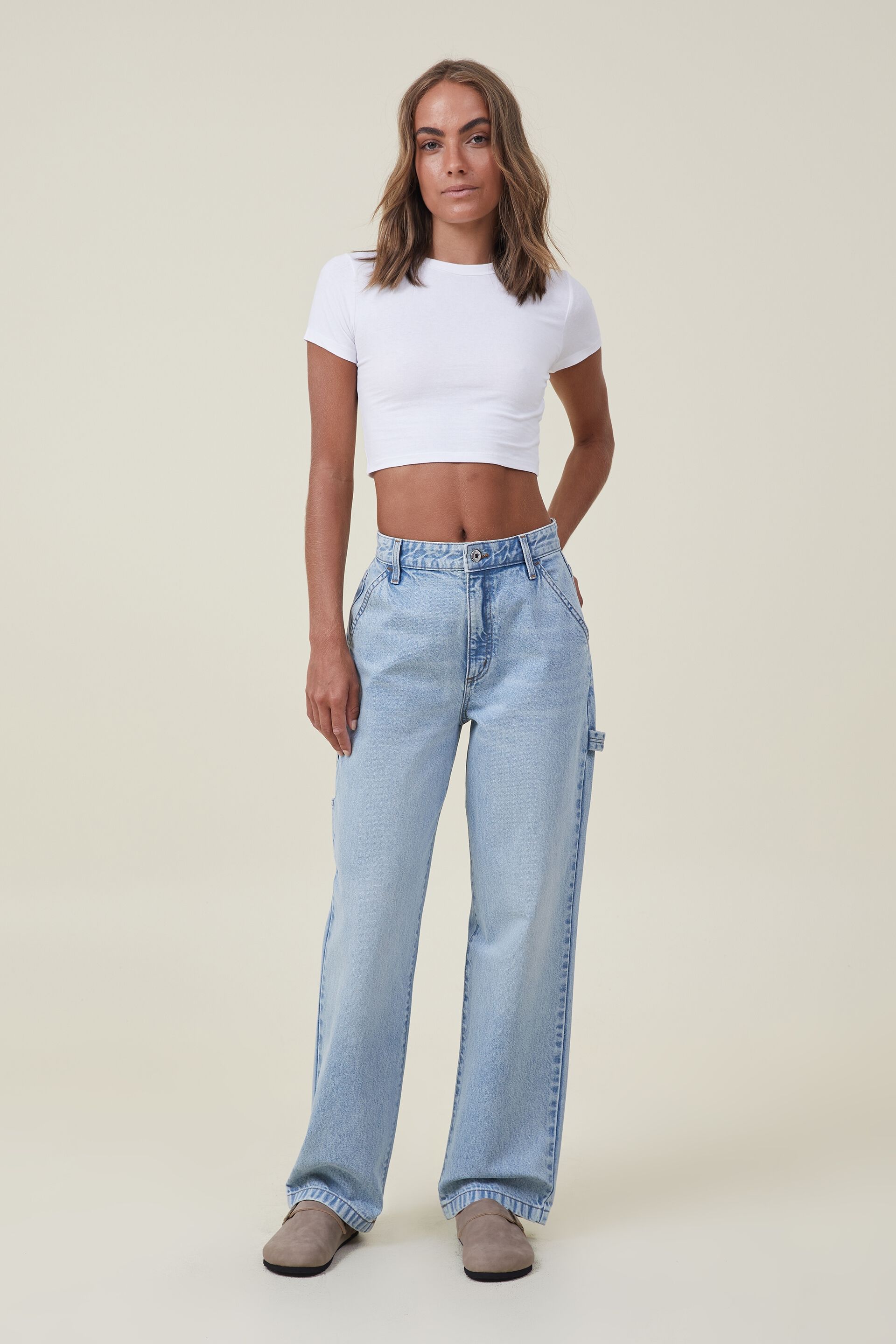 Buy Being Human White Straight Fit Women Jeans online