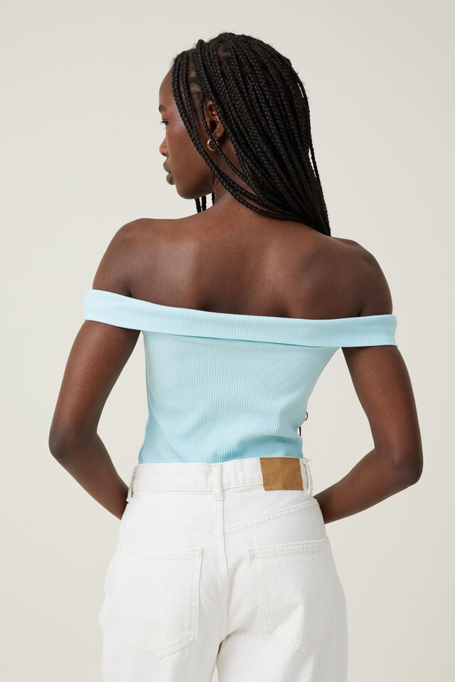 Mia Off The Shoulder Bodysuit, SEASPRAY