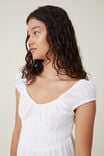 Ivy Corset Mini Dress, WHITE - alternate image 4