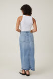 Bailey Denim Maxi Skirt, BELLS BLUE - alternate image 2