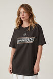 The Oversized Graphic Tee, SPEEDWAY 500/ WASHED BLACK - alternate image 1