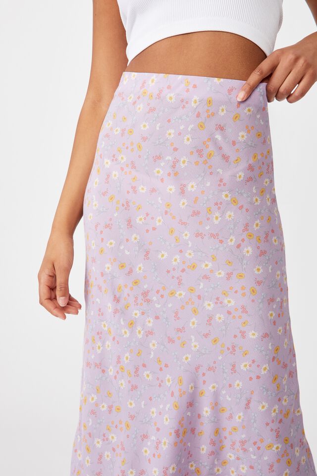All Day Slip Skirt, JORDIE FLORAL FROSTY LILAC