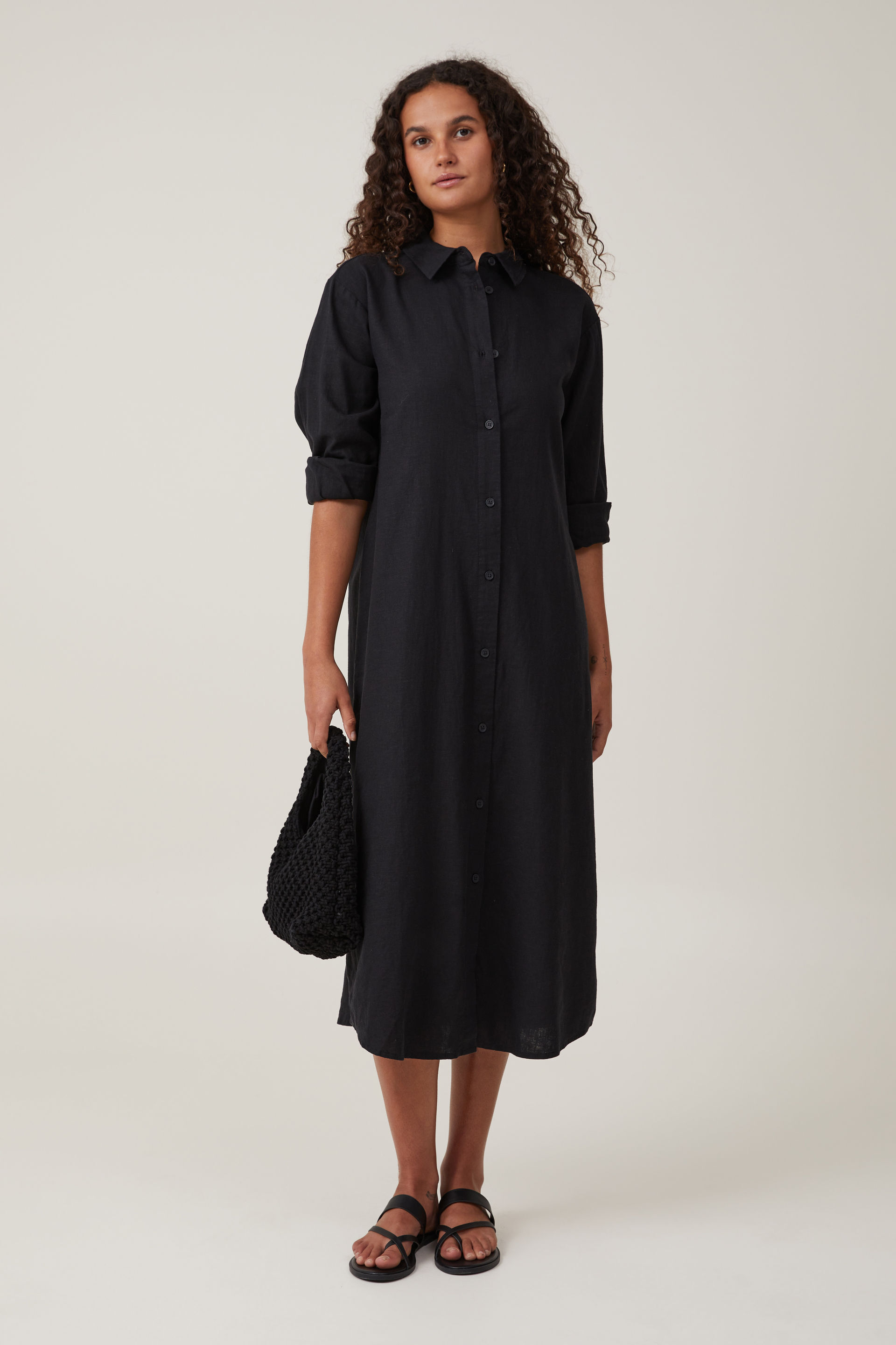 Haven Maxi Shirt Dress