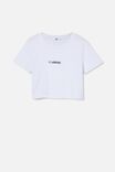 The Baby Tee Sng Slogan Personalisation, WHITE - alternate image 1