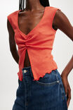 Chelsea Open Front Top, CORAL CRUSH - example image 4