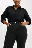 Curvy Stretch Straight Jean, GRAPHITE BLACK - alternate image 3