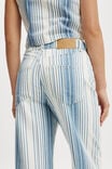 Wide Jean Asia Fit, SHELLY STRIPE - alternate image 5