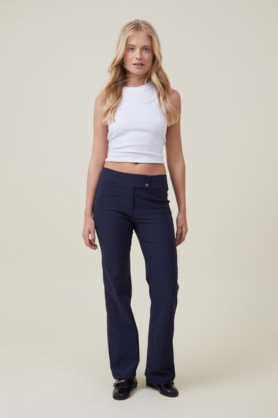 Cameron Low Rise Suiting Pant, NAVY