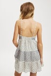 Stella Tiered Mini Dress, HANNAH SPLICED FLORAL - alternate image 3