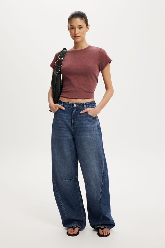 Barrel Jean, SEAM SCORPIO BLUE