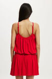 Isla Mini Dress, RED PETAL - example image 3