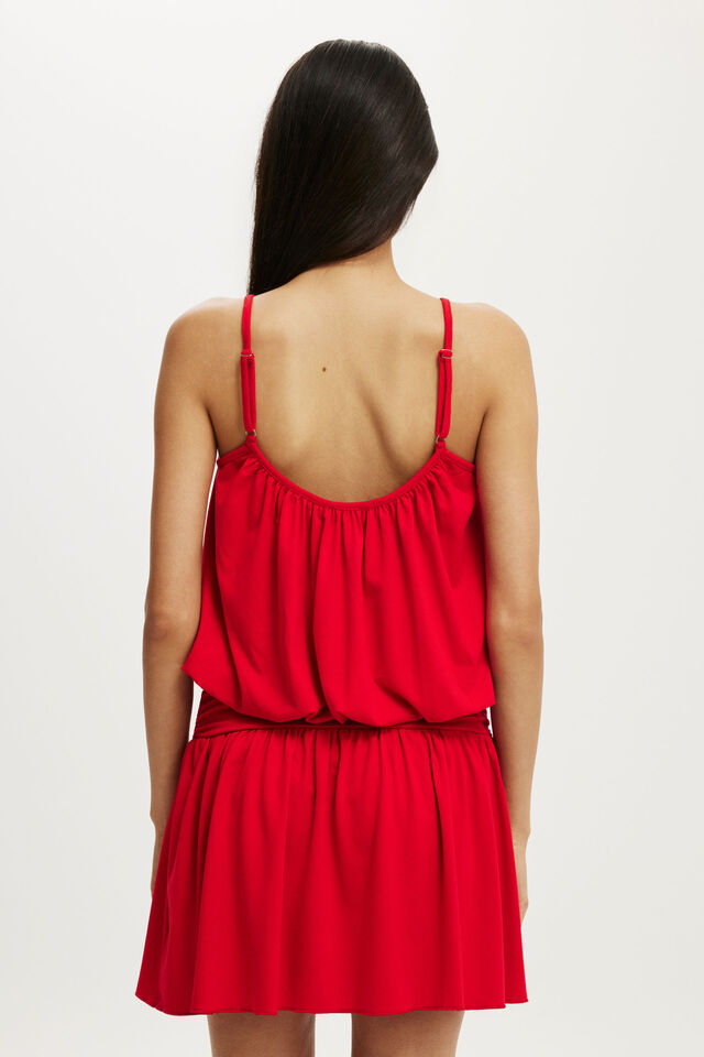 Isla Mini Dress, RED PETAL