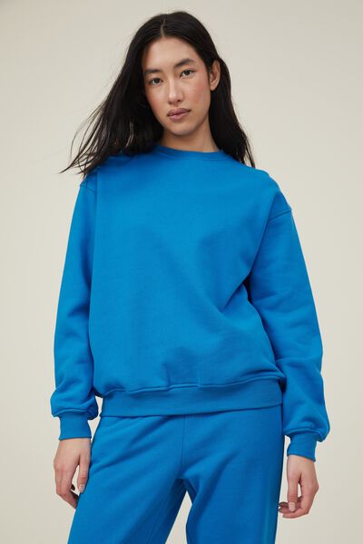 Classic Crew Sweatshirt, ELECTRIC BLUE