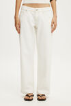 Petite Low Rise Straight Jean, VINTAGE WHITE - example image 4