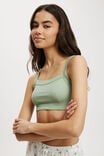 Rosa Micro Crop Tank, SOFT JADE - alternate image 4