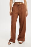 Haven Wide Leg Pant, CARAMEL BROWN - alternate image 4