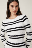 Stripe Knit Mini Dress, BOLD STRIPE GARDENIA - alternate image 4