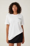 The Oversized Graphic Tee, BEVERLY HILLS CREST/VINTAGE WHITE - alternate image 1