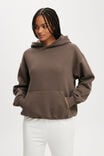 Classic Hoodie, DARK TRUFFLE - alternate image 1