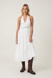 Stella Halter Maxi Dress, WHITE - alternate image 1