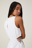 Vestido - Rue Side Detail Mini Dress, WHITE - vista alternativa 4