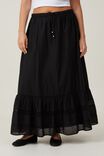 Rylee Lace Maxi Skirt, BLACK - alternate image 4