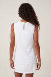 Haven High Neck Mini Dress, WHITE - alternate image 3