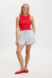 Set Match Sporty Mesh Tank, SCARLET RED - alternate image 2