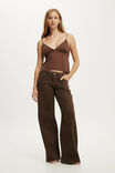 Select Colour: LILY MICRO POLKA DOT RICH MOCHA