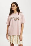 The Lcn Boxy Graphic Tee, LCN FORD BRONCO LIVE FAST LIVE FREE/PEONY - alternate image 1