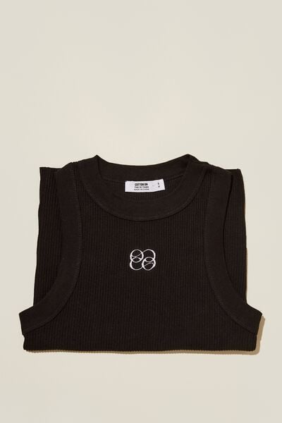 The Personalised 91 Graphic Tank, BLACK/ PERSONALISATION