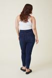 Plus Size Adriana High Skinny Jean, DEEP BLUE - alternate image 3