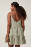 Summer Tiered Mini Dress, DESERT SAGE - alternate image 3