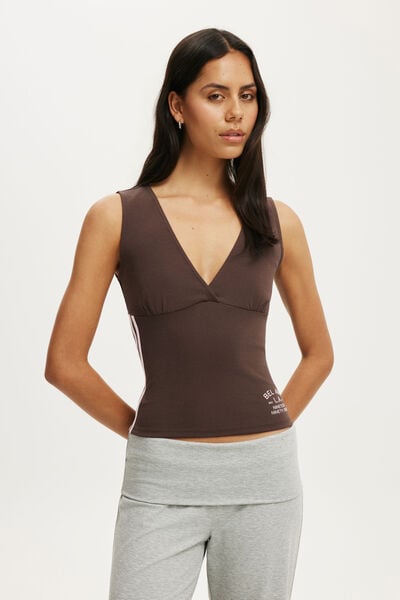 Crossover Graphic Tank, BEL AIR/ DARK OAK