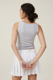 Serena Pleated Mini Skirt, WHITE - alternate image 3
