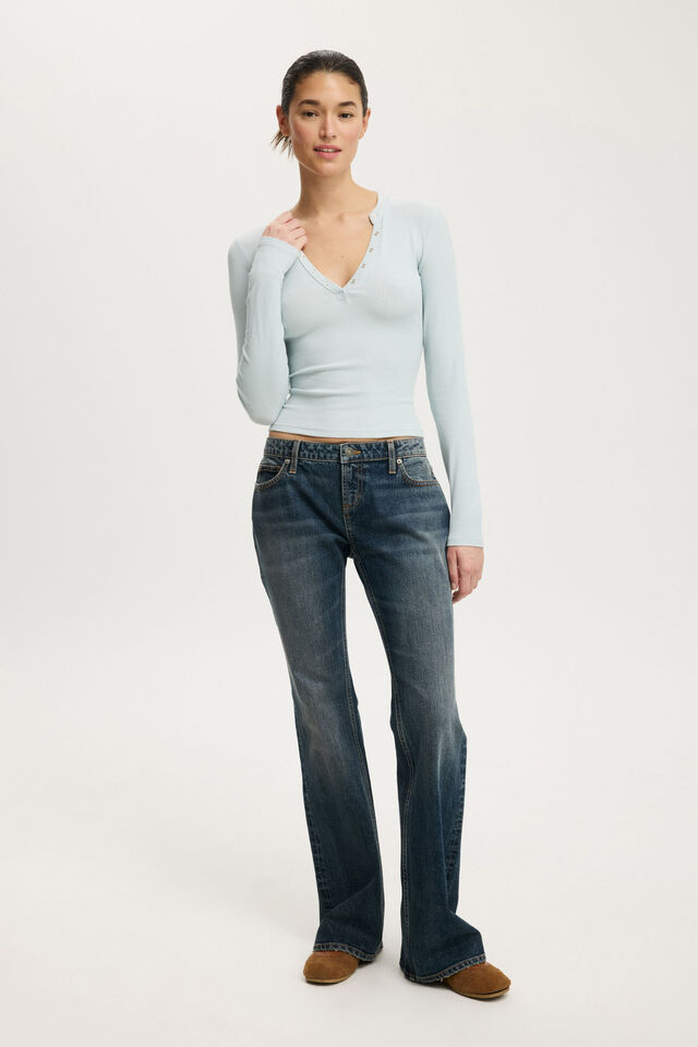 Ryan Henley Long Sleeve, MIST OCEAN