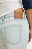Midi Denim Skirt, LAUREL BLUE RAW - example image 3