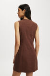 Sienna Vest Dress, CHOCOLATE - alternate image 3