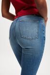 Curvy High Stretch Skinny Jean, FRESHWATER BLUE - alternate image 5