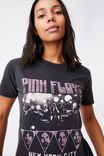 Classic Pink Floyd T Shirt, LCN PER PINK FLOYD NYC POSTER/BLACK