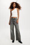 Relaxed Wide Jean, SHADOW GREY - alternate image 1
