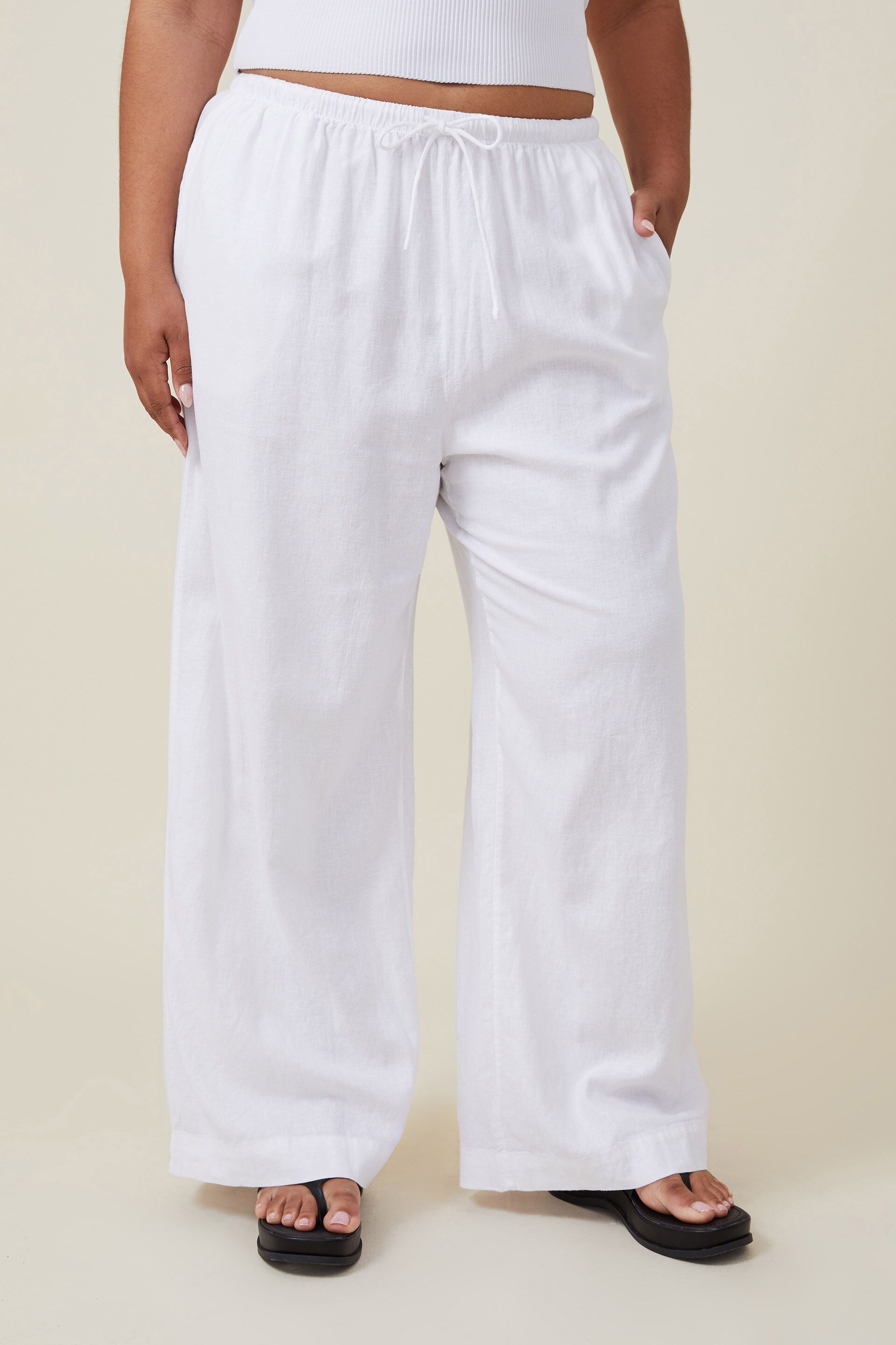 White Cotton Pants – Jaipuriya