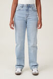 Calça - Curvy Stretch Straight Jean, BONDI BLUE - vista alternativa 4