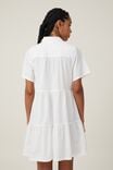 Noah Mini Shirt Dress, WHITE - alternate image 3