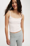 Sasha Pointelle Lace Trim Cami, FLOSSY PINK - alternate image 4