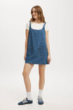 Charlie Denim Mini Dress, SEA BLUE POCKETS - alternate image 2