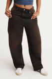 Curvy Barrel Jean, DUNE BLACK - example image 4