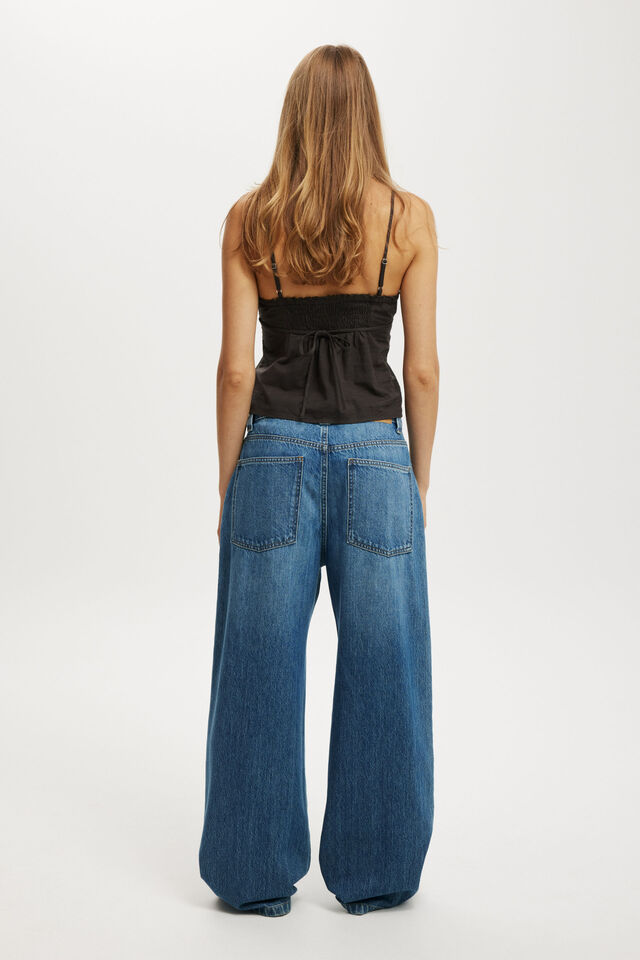 Low Super Baggy Jean, SEA BLUE